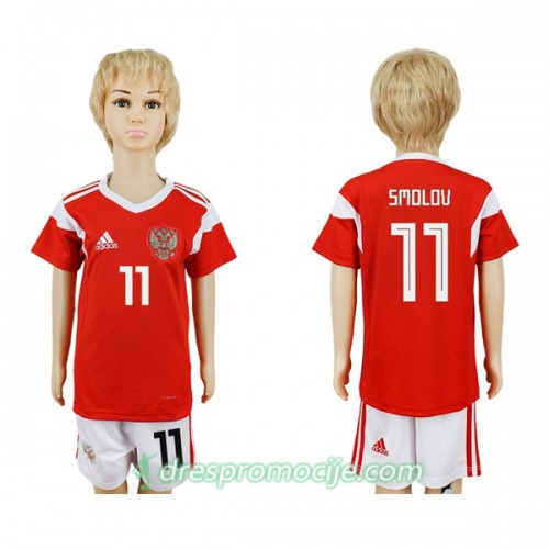 Rusija Dres Smolov 11 Dječji Domaći Svjetsko prvenstvo 2018 Rusija Dres Smolov 11 Dječji Domaći Svjetsko prvenstvo 2018